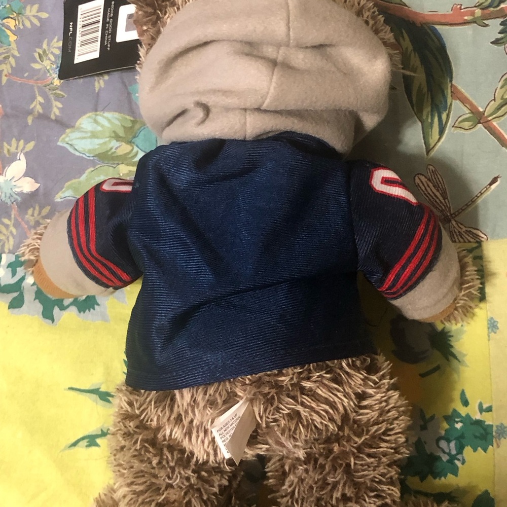NEW ENGLND PATRIOTS TEDDY BEAR HOODIE NFL COLLECTIBLE - Picture 2 of 2